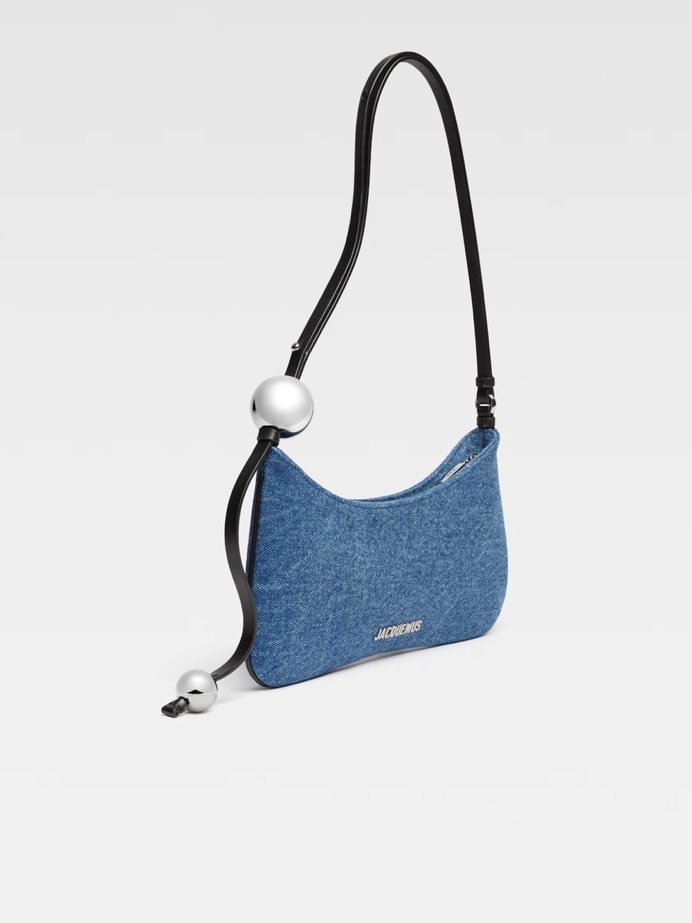 Jacquemus Denim Blue Crescent Shoulder Bag - Picture 3 of 7